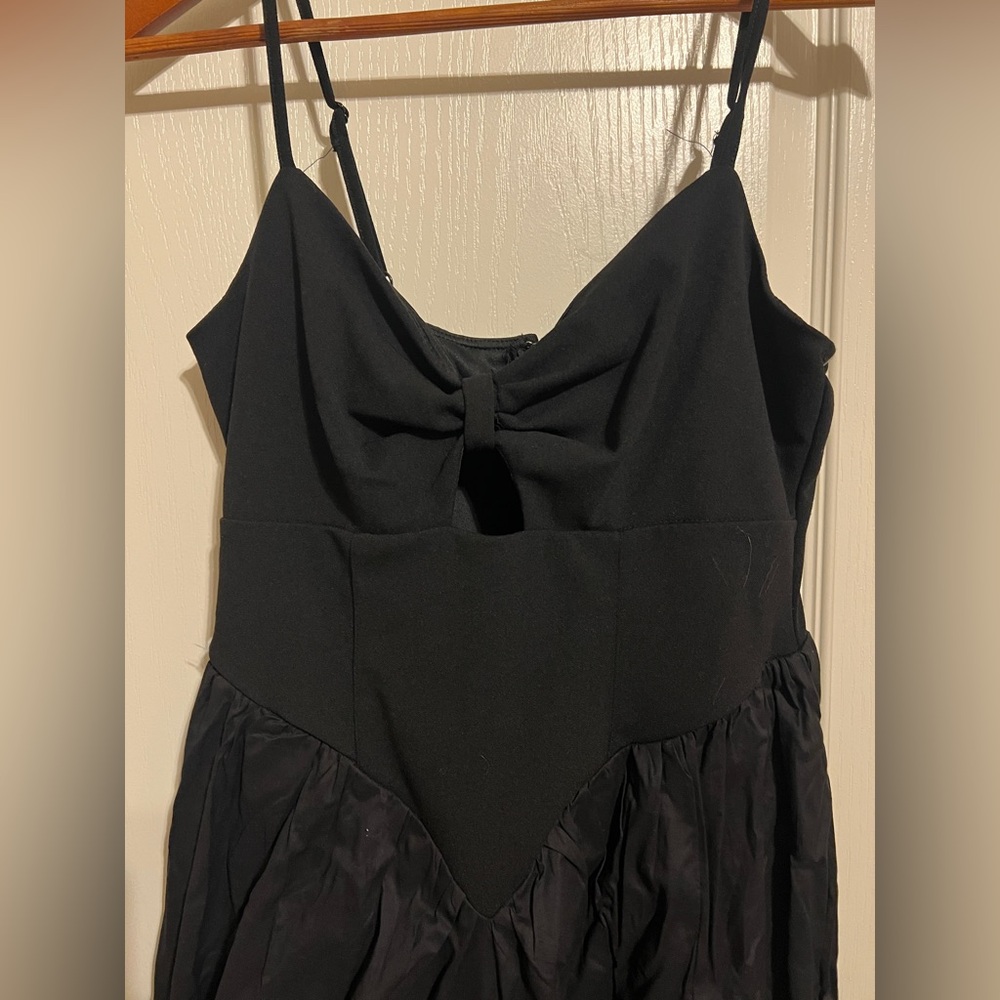 Trixxi Black Strapless Pleated Cocktail Dress - Picture 3 of 5